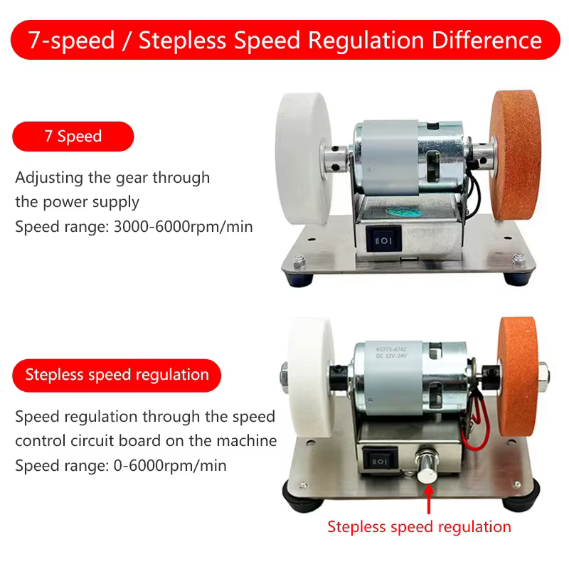100W Double meuleuse Machine artefact Table