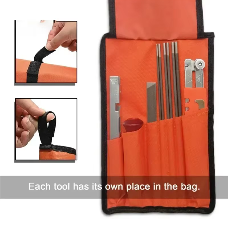 Kit d'affûtage de chaîne de tronçonneuse professionnel