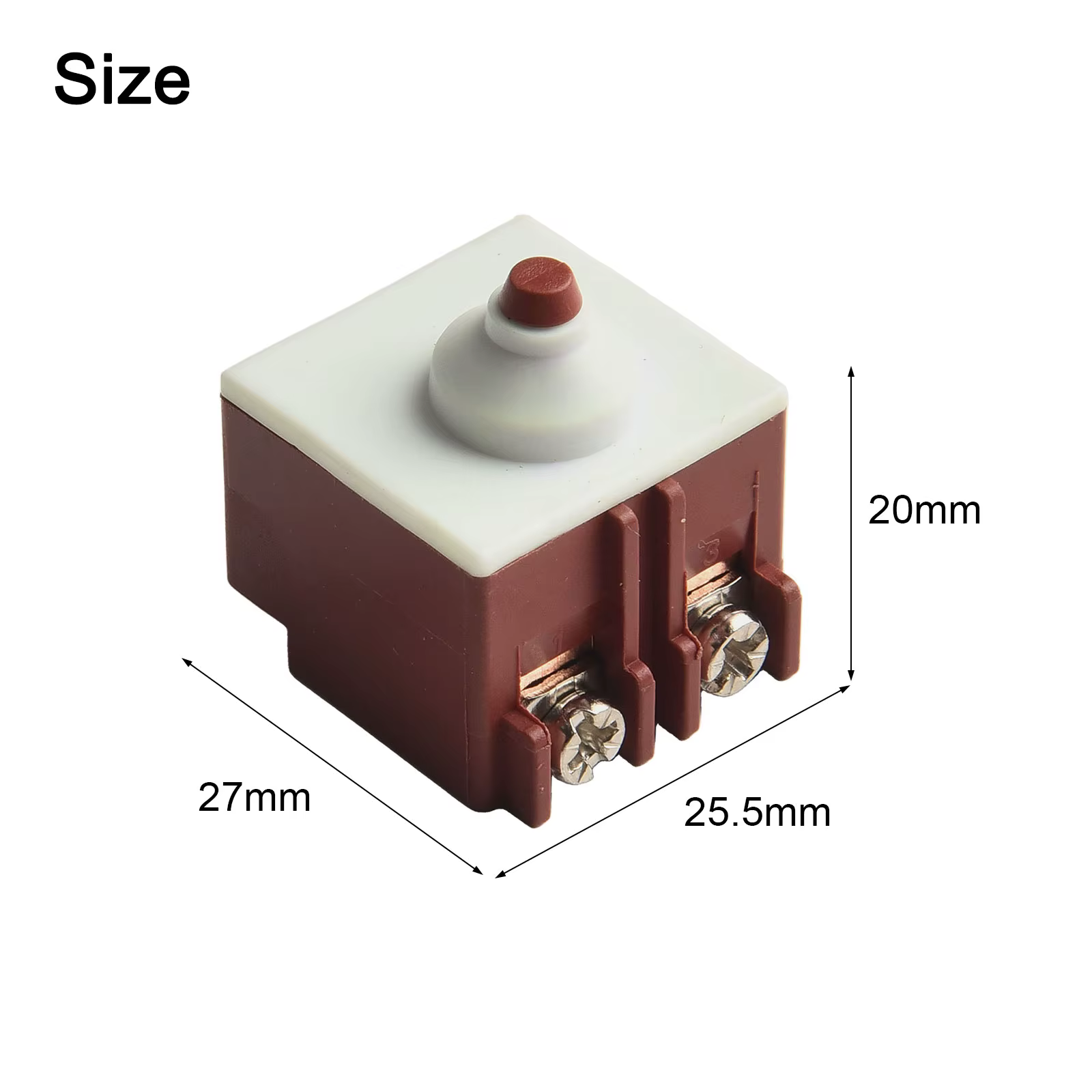 1pc interrupteur de meuleuse d'angle pour Bosch GWS67100 commutateur d'outil électrique Compatible DPST pas de bouton