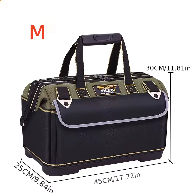 Sac à outils jaune et noir monobloc