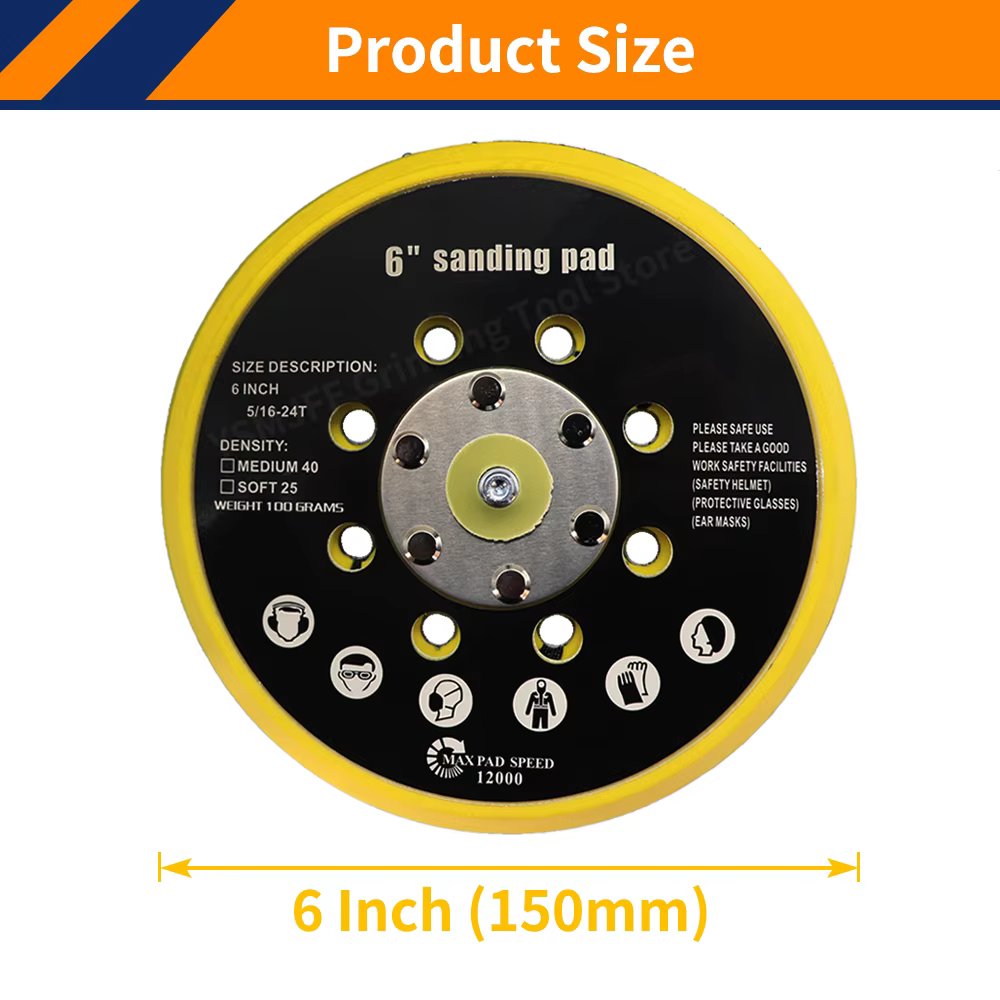 Plaque de support DA pour ponceuse et polisseuse pneumatique