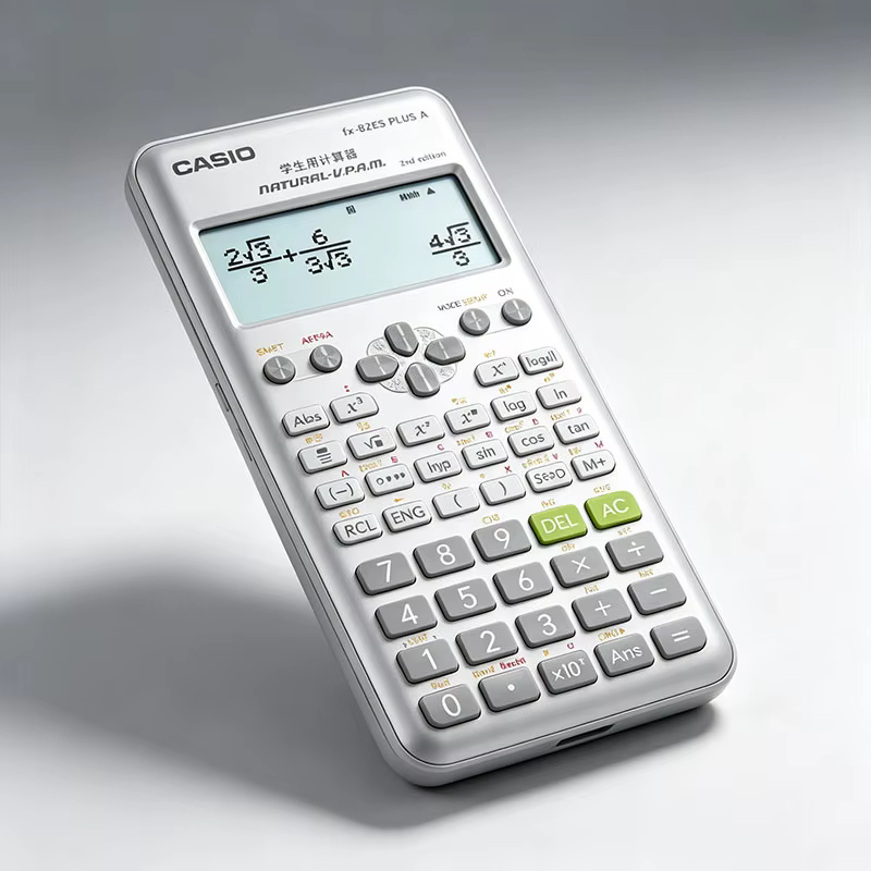 Calculatrice scientifique Casio FX-82ES/FX-50FII, indispensable pour la comptabilité, la certification CPA, les concours de physique et de chimie