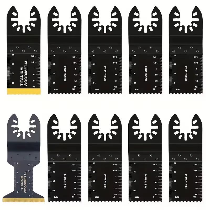 Lames de scie oscillantes pour la coupe du bois/métal/plastique
