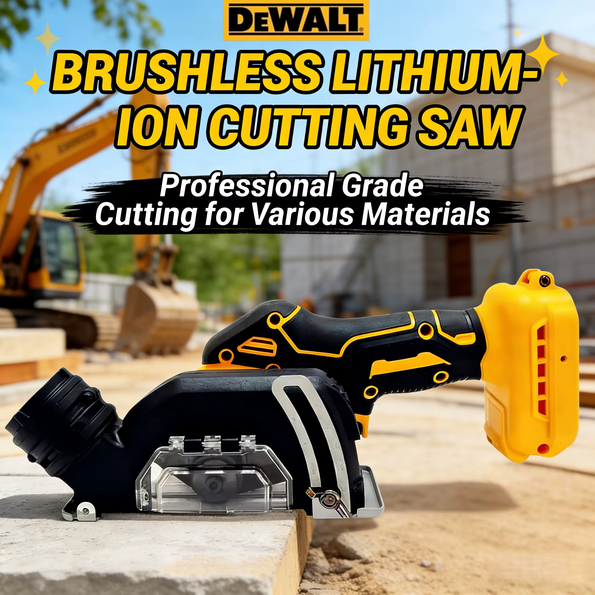 Meuleuse d'angle sans fil DEWALT A2UD 20V : Machine à meuler haute vitesse de 3 pouces (76 mm) 20000 tr/min