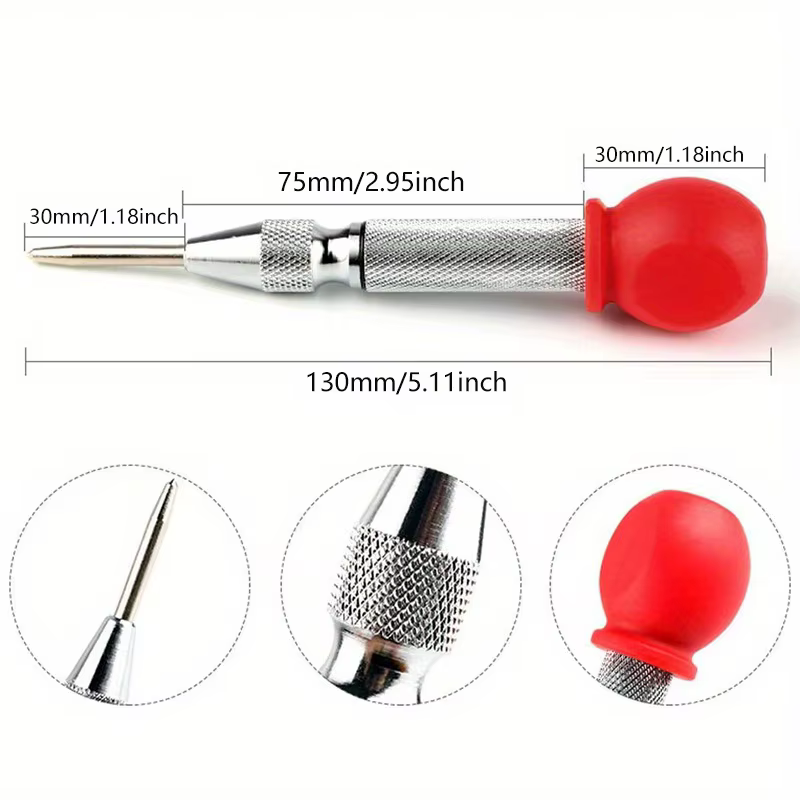 Outil de poinçonnage central automatique 1 pièce – Parfait pour les machinistes