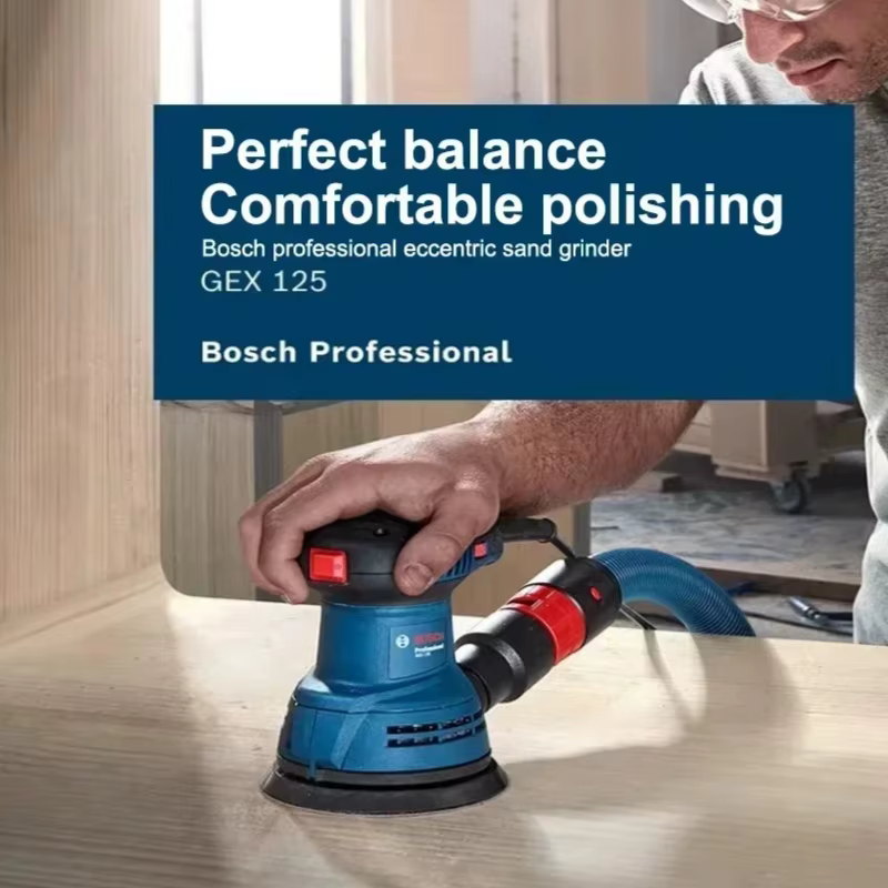 Ponceuse orbitale filaire BOSCH GEX 125 à faible vibration