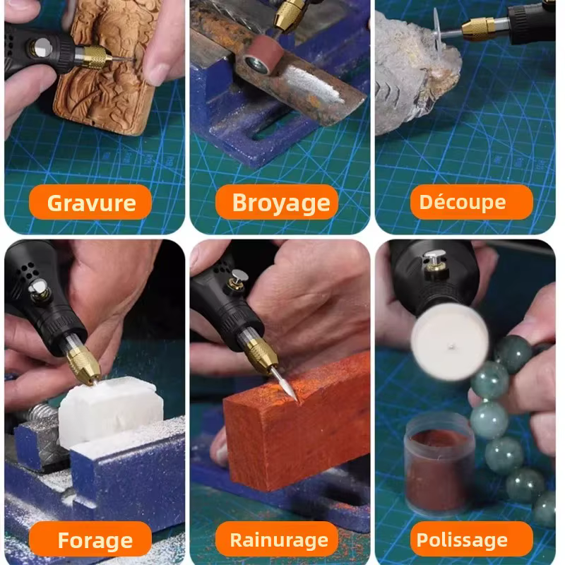 Kit d'outils rotatifs sans fil