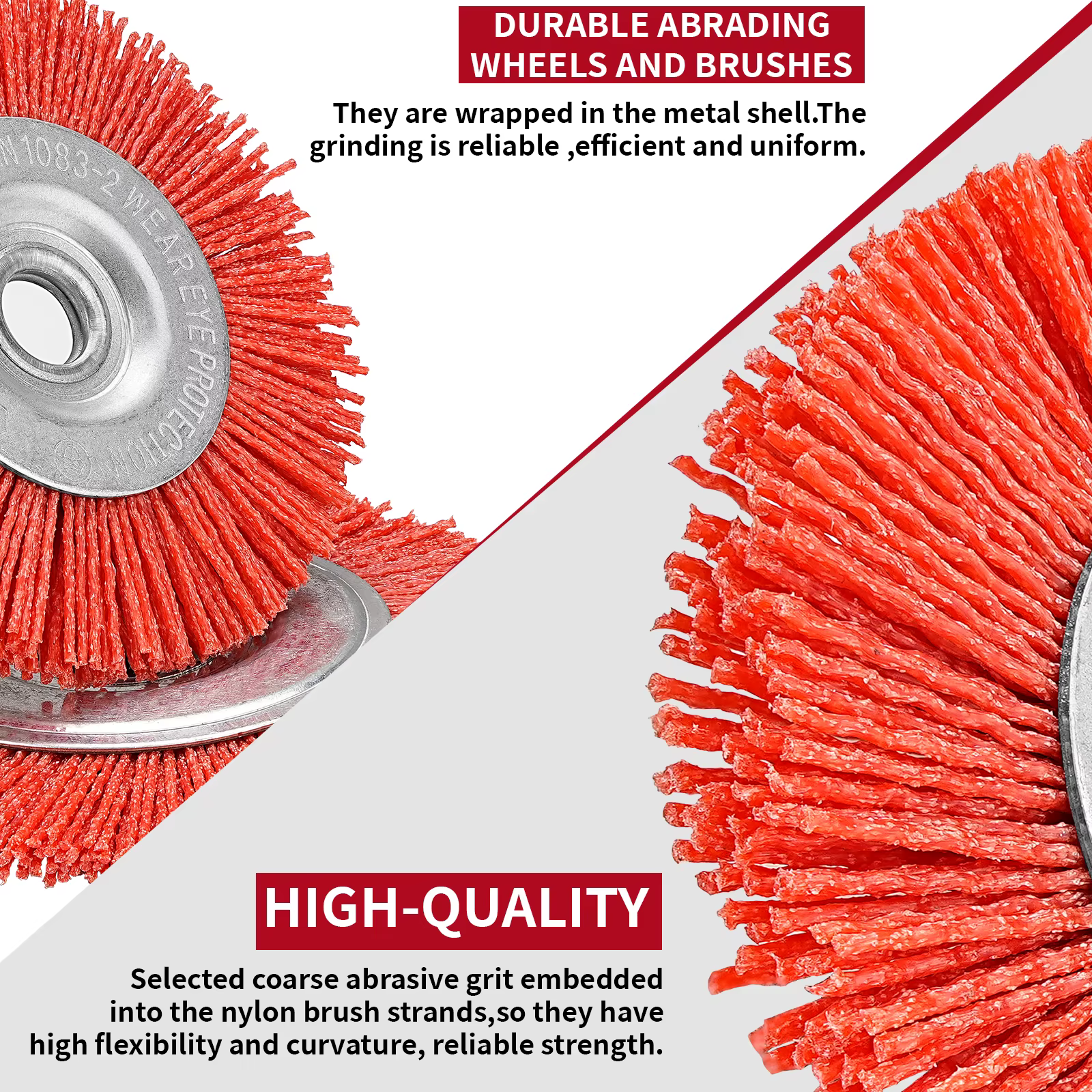 Brosse à roue en Nylon 100/125m