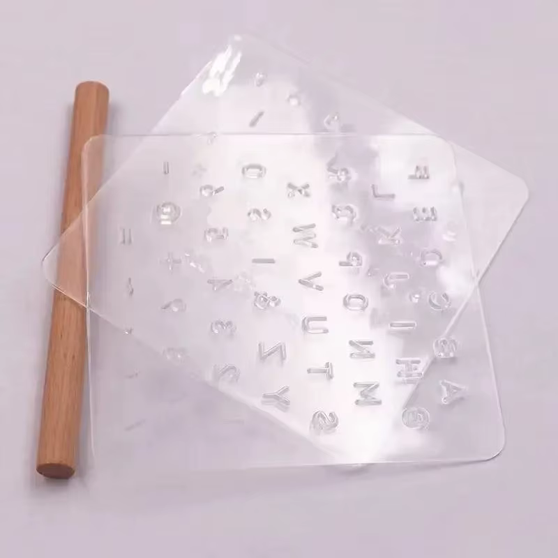 1 ensemble d'outils de marquage et d'impression sur cuir, poinçon de lettrage pour cuir, outil d'impression pour articles en cuir translucide, moule en cuivre à caractères mobiles