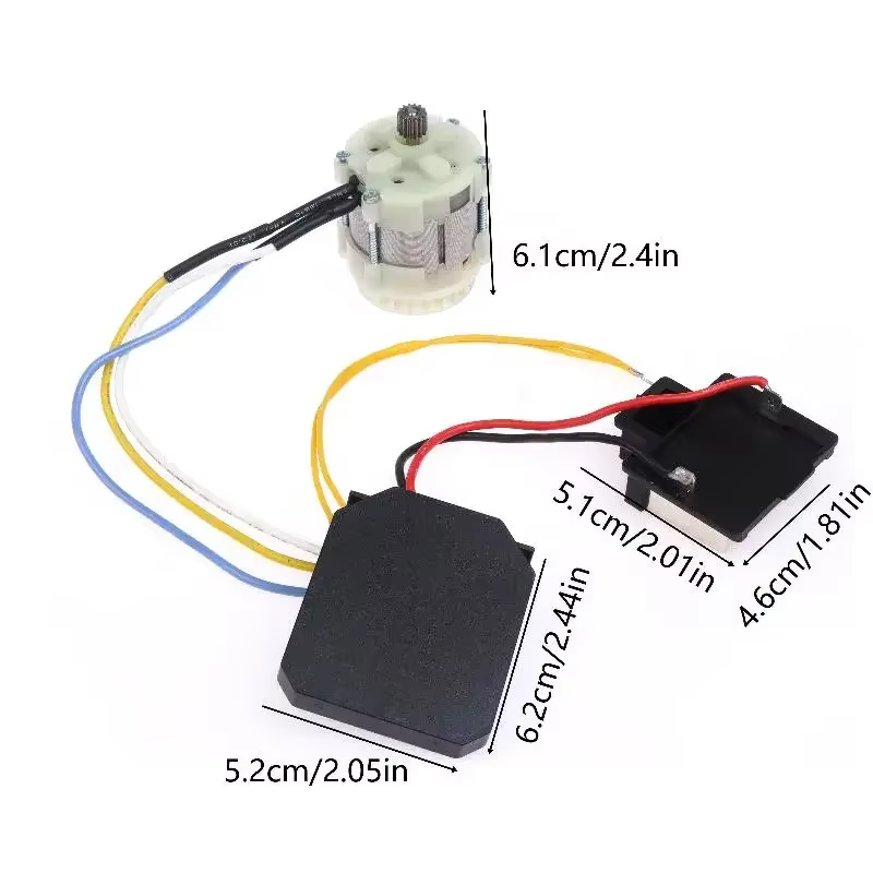 Moteur de scie électrique haute puissance à 14 dents