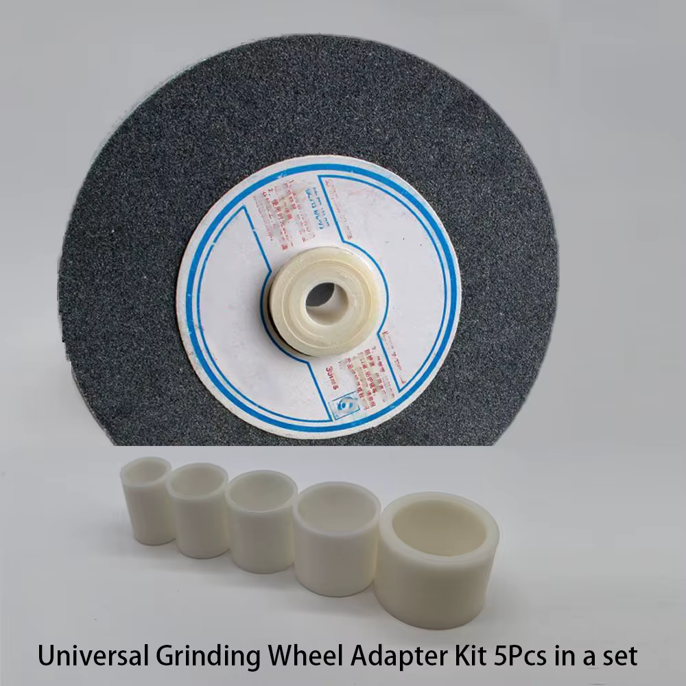 Kit d'adaptateur de meule universel 5 pièces 32-25-22-19-16-12.7mm pour meuleuse d'établi 200/150mm