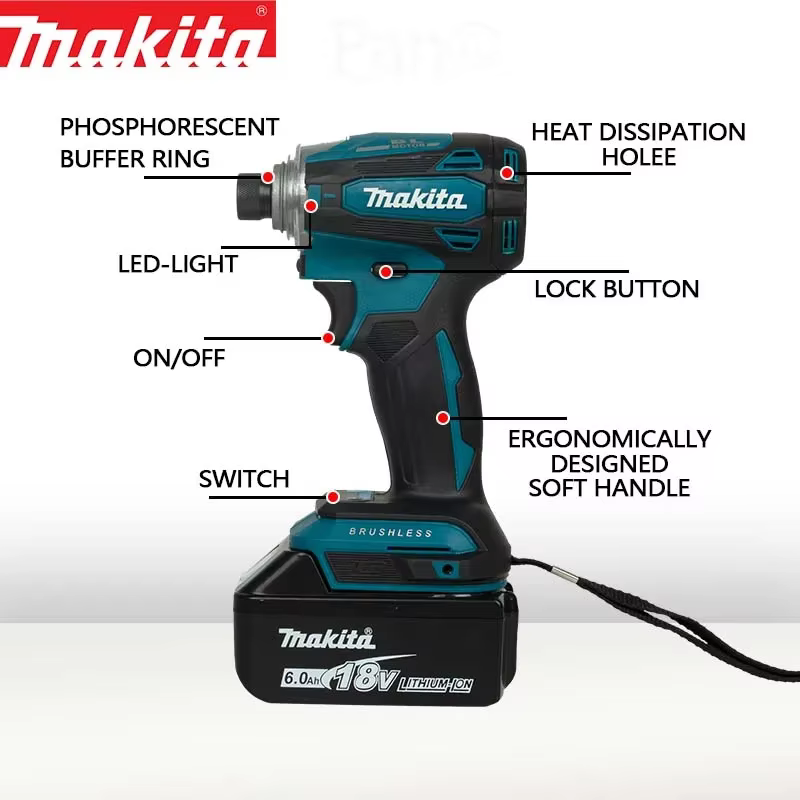 Perceuse à percussion sans fil Makita 18V