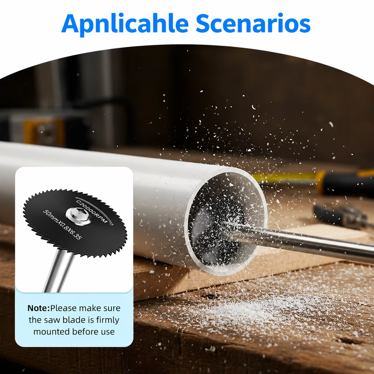 10 lames de scie circulaire HSS miniatures