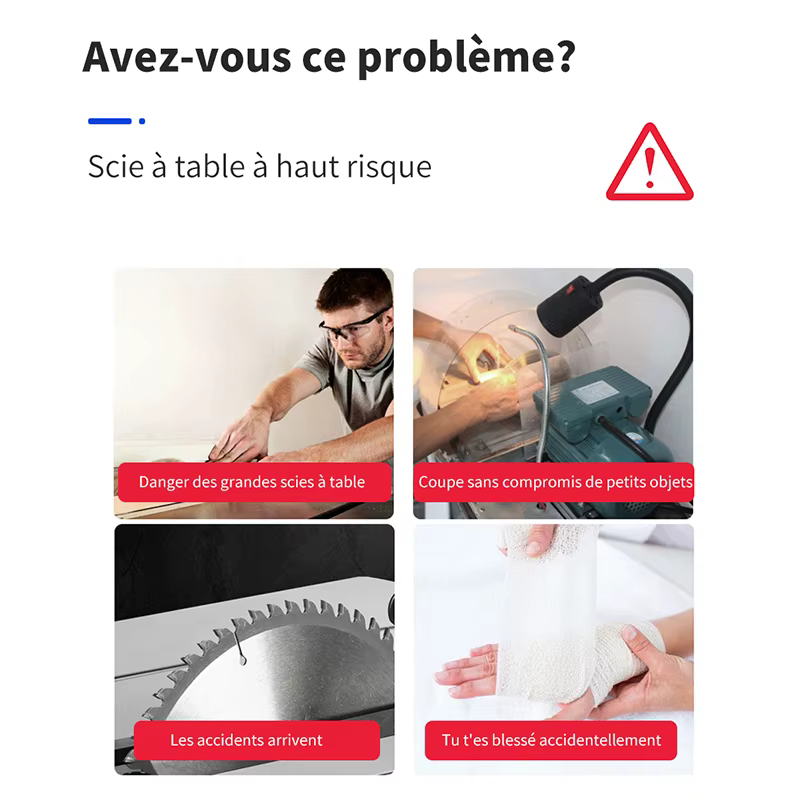 Mini scie à table électrique multifonctions
