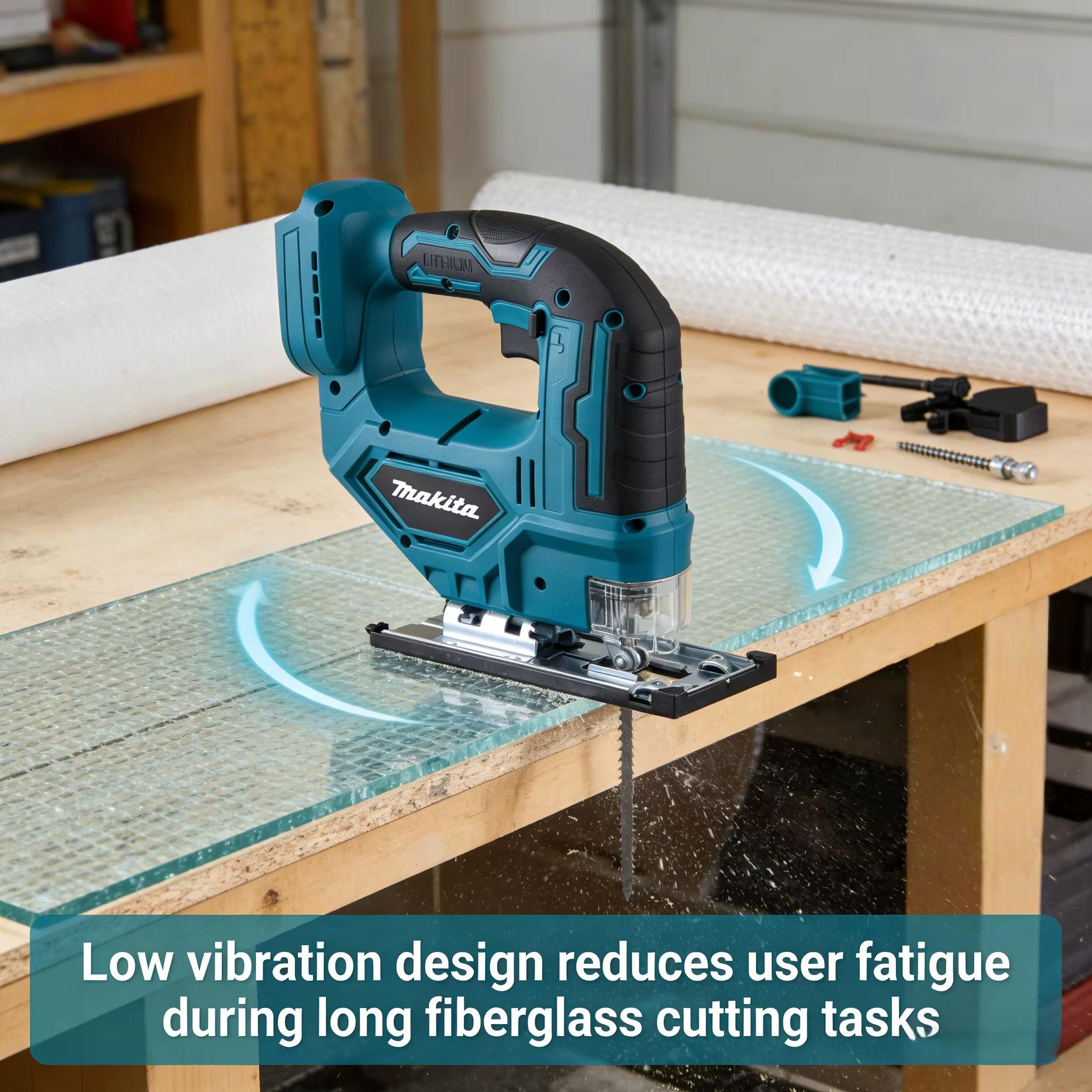 Scie sauteuse sans fil Makita DJV182Z 18V sans balais 340W