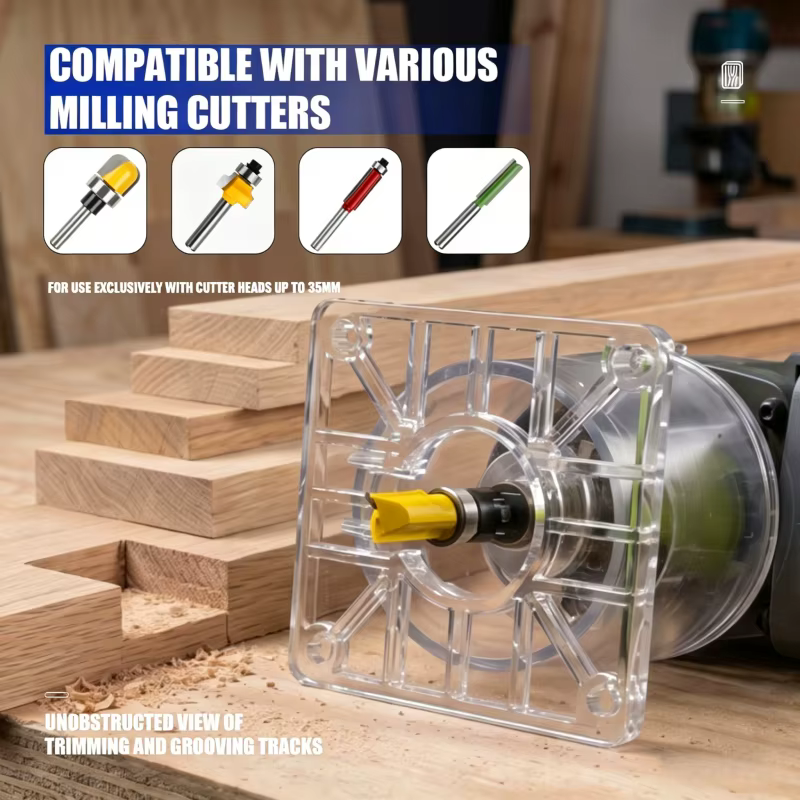 Convertisseur de meuleuse d'angle manuelle en support de défonceuse à bois pour la finition des bords