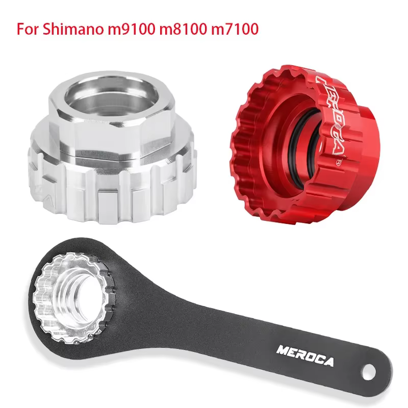 Rotor de frein à disque de vélo 12 vitesses, installation directe, outil de retrait, pédalier, clé à douille, adapté pour Shimano m9100, m8100, m7100