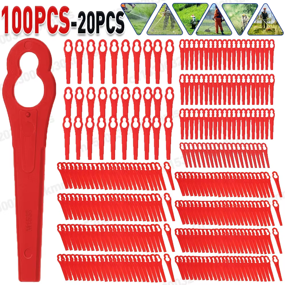 20-120 pièces lames de coupe en plastique