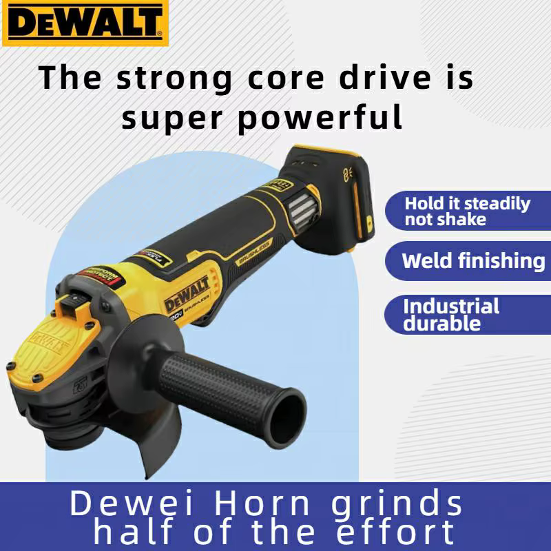 Meuleuse sans fil DEWALT DCG416 20V : Outil électrique sans balais de 125 mm pour la découpe et le polissage de