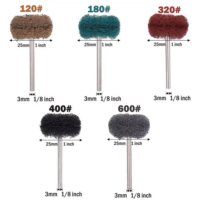 Mini perceuse, brosse Abrasive
