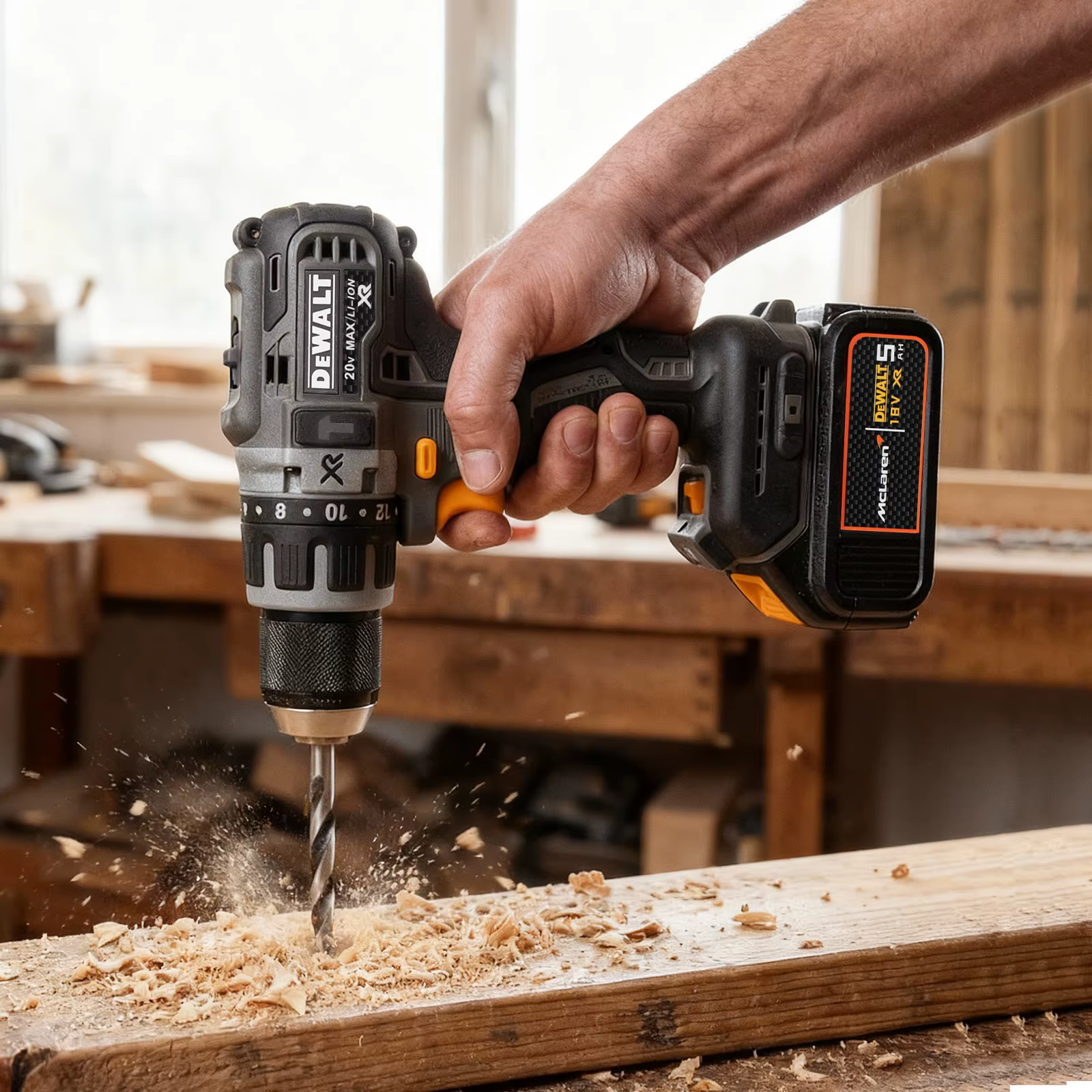 Perceuse et visseuse à chocs sans balais DEWALT DCF85M 20V | Outil électrique avec couple de 205 Nm