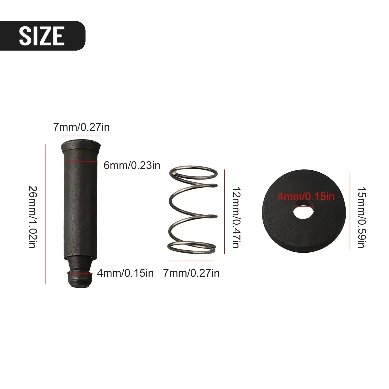 2 ensembles de boutons de verrouillage pour meuleuse