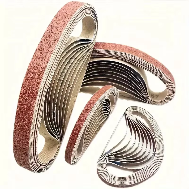 520x20mm 10 pièces 60/100/240/320/800 # Petite ponceuse à bande mini pour le meulage de l'acier inoxydable