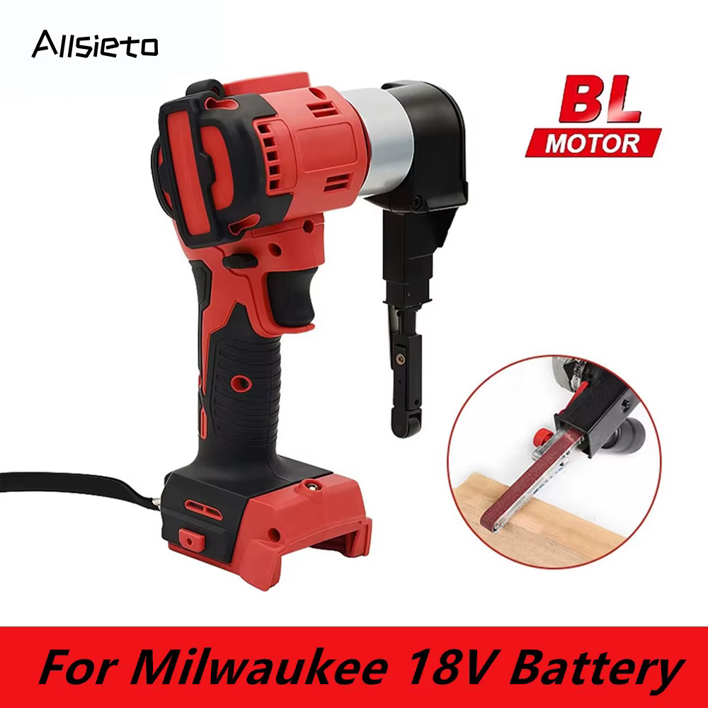 Ponceuse à bande électrique sans balais pour batterie Milwaukee 18V