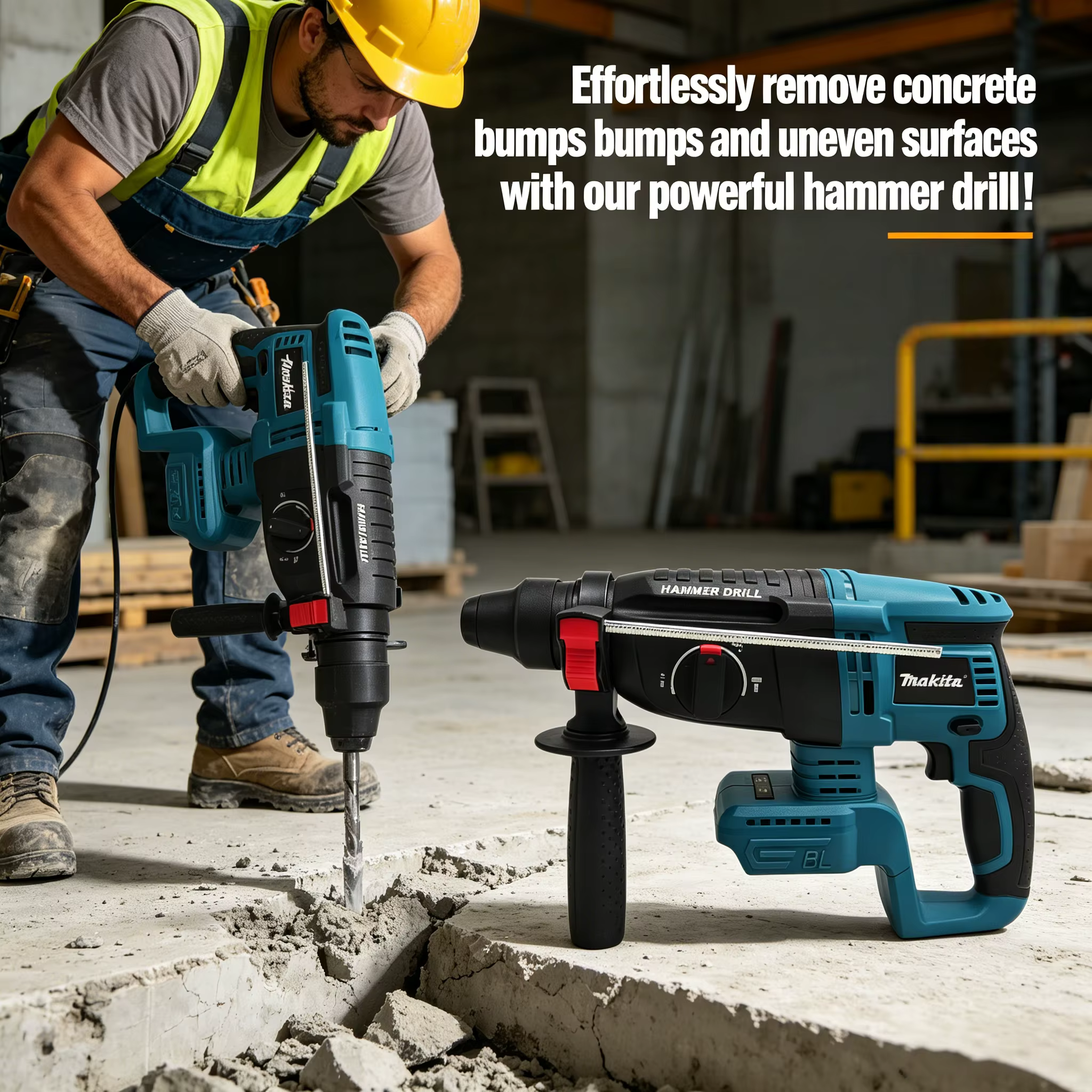 Makita Original 18V 26MM Perceuse à percussion sans balais