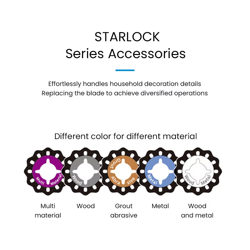 Bosch Starlock lame de scie oscillante lames multi-outils oscillantes ensemble d'accessoires