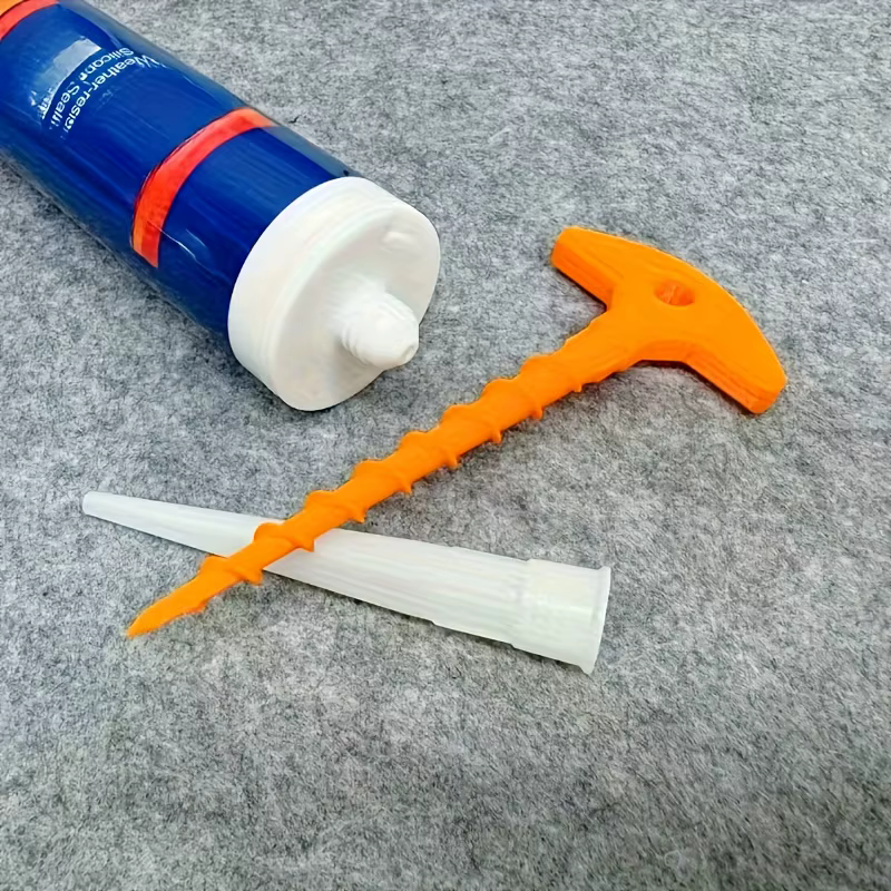 Bouchon d'étanchéité en Silicone et outil de retrait de buse de pistolet de joint