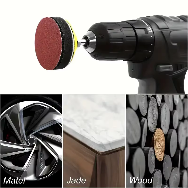 Ponceuse à perceuses de 2 pouces avec plaque arrière