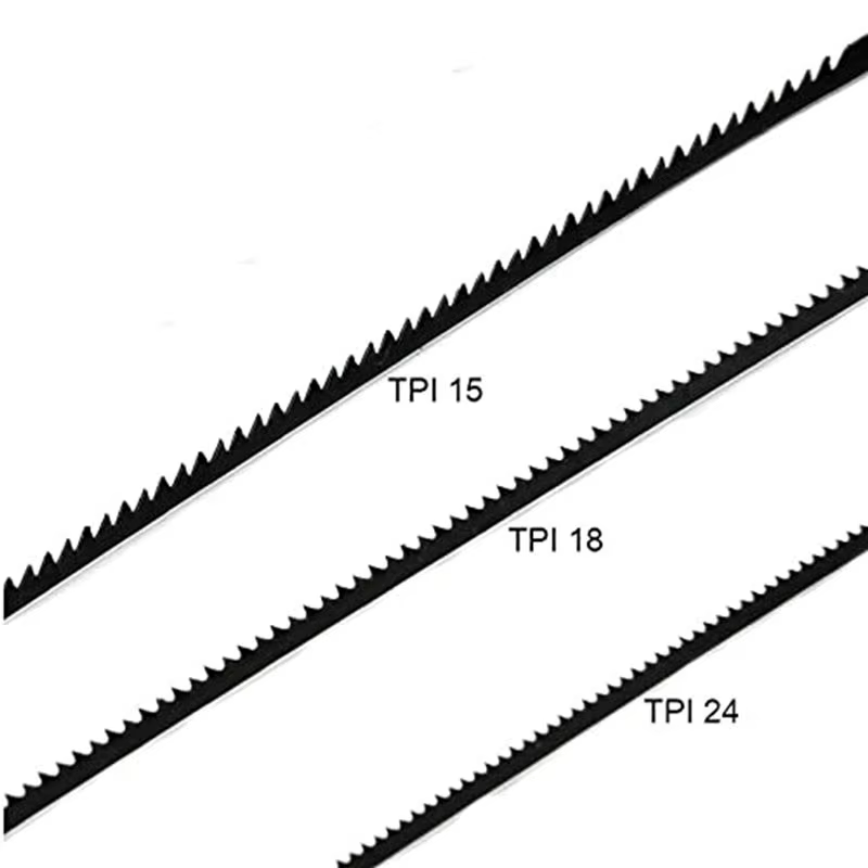 Stock limité - FF 180 pièces Lames de scie à chantourner en acier au carbone de 127 mm avec broche transversale