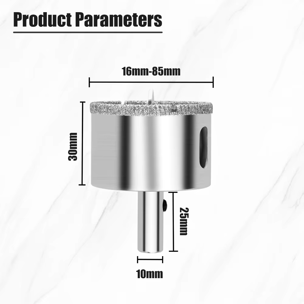 Embout de scie cloche diamant 16-85mm