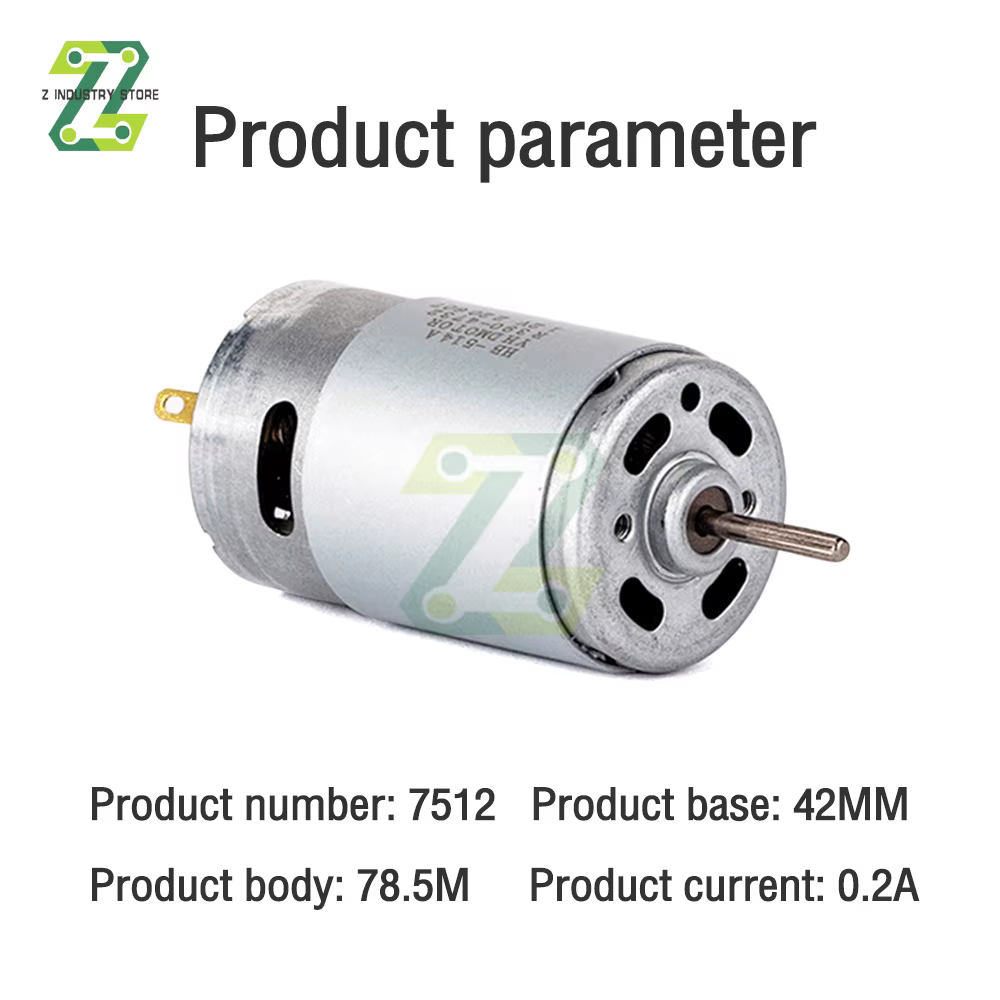 Moteurs DC 220V, moteur à engrenages électriques à couple élevé 12000 tr/min