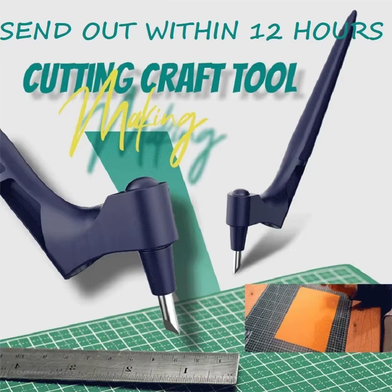 Outil de coupe d'art du papier rotatif à 360 °, couteau à découper en acier inoxydable, Scrapbook pour bricolage, accessoire de lame de coupe du papier artisanal, 1/2/4/6 ensembles