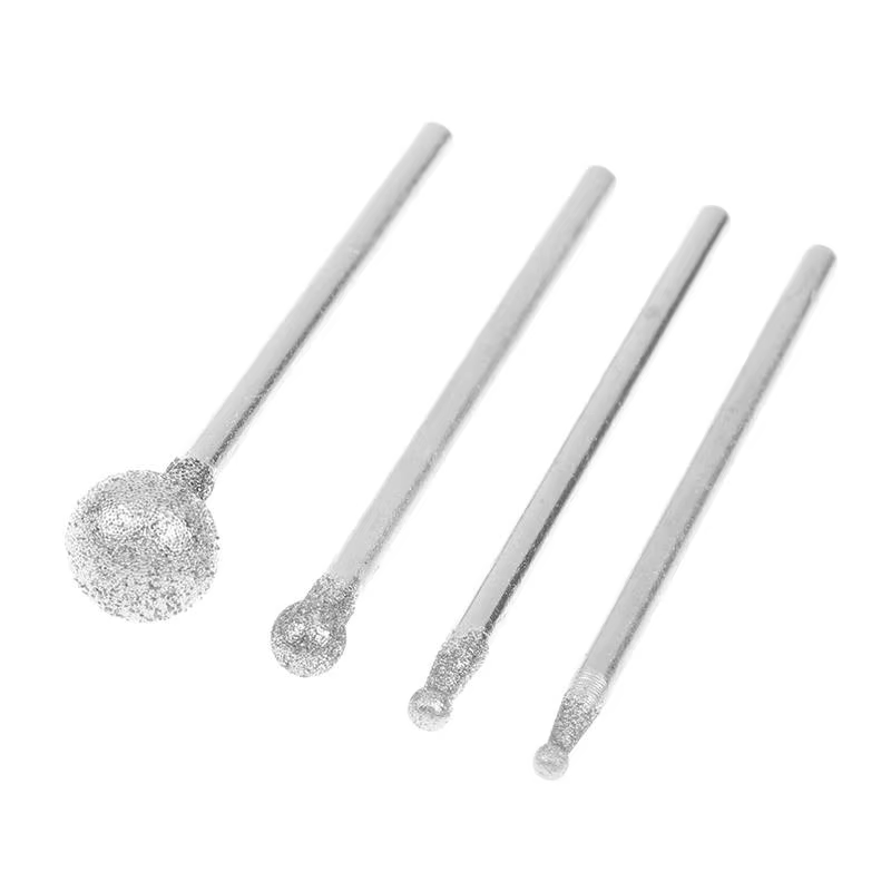 Outil de sculpture de précision pour meuleuse avec bavure ronde en diamant de 0