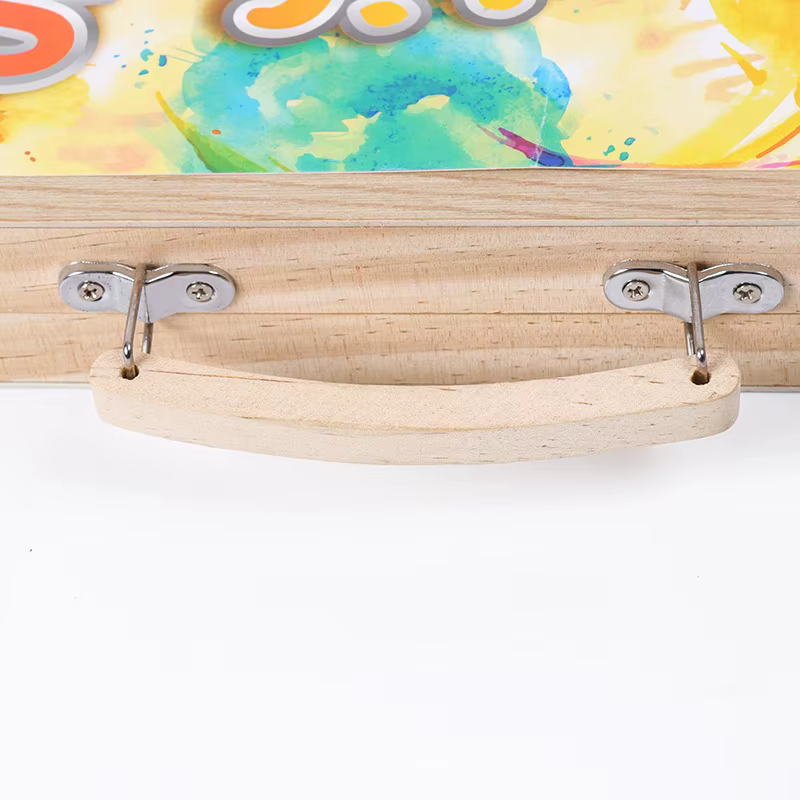 Kit d'outils de dessin pour enfants, ensemble d'art, marqueurs aquarelle, Crayons, ensemble de dessin, bâton de peinture à l'huile, Graffiti, boîte cadeau en bois, 150 pièces/ensemble
