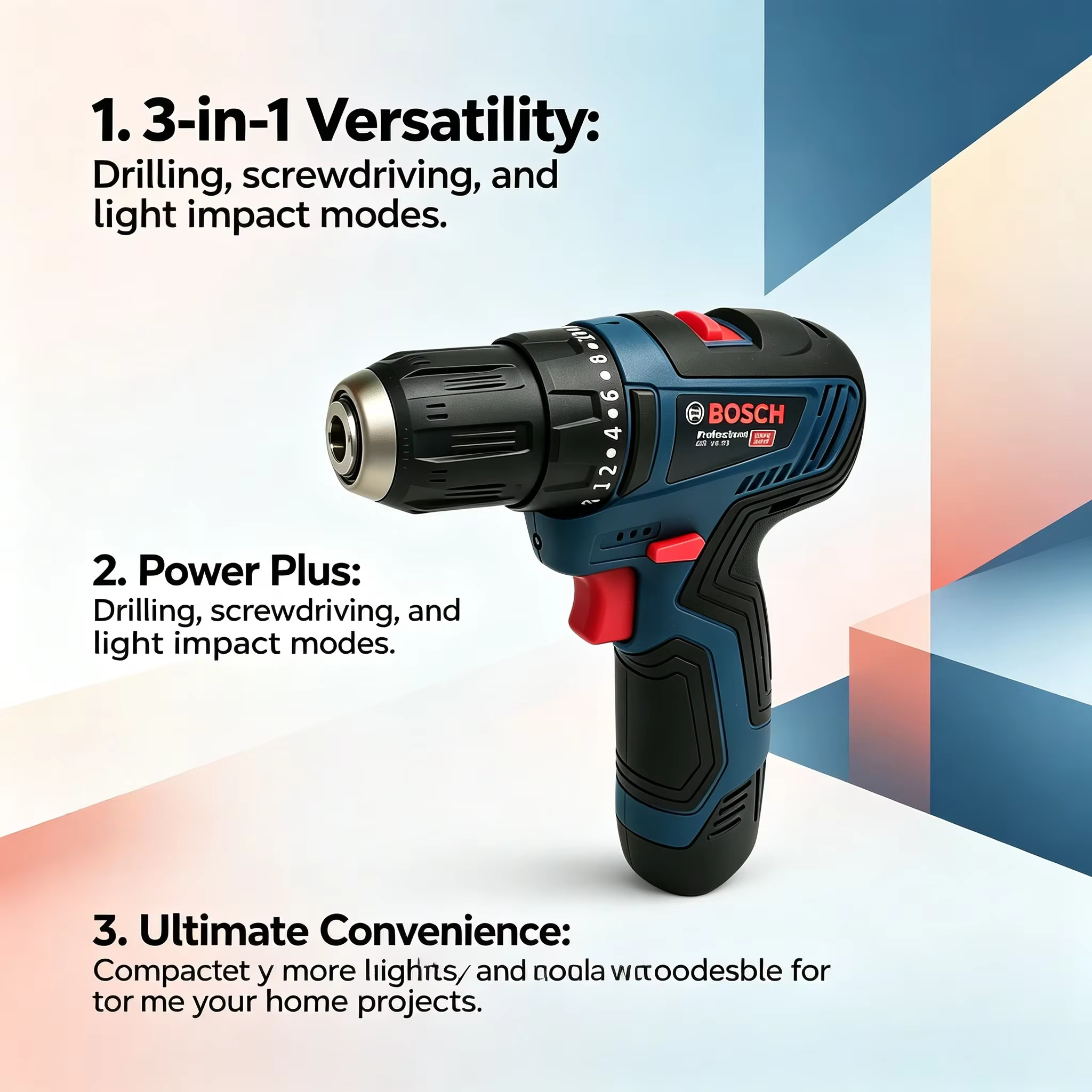 Perceuse électrique Bosch-GSB 12V-30 Professional