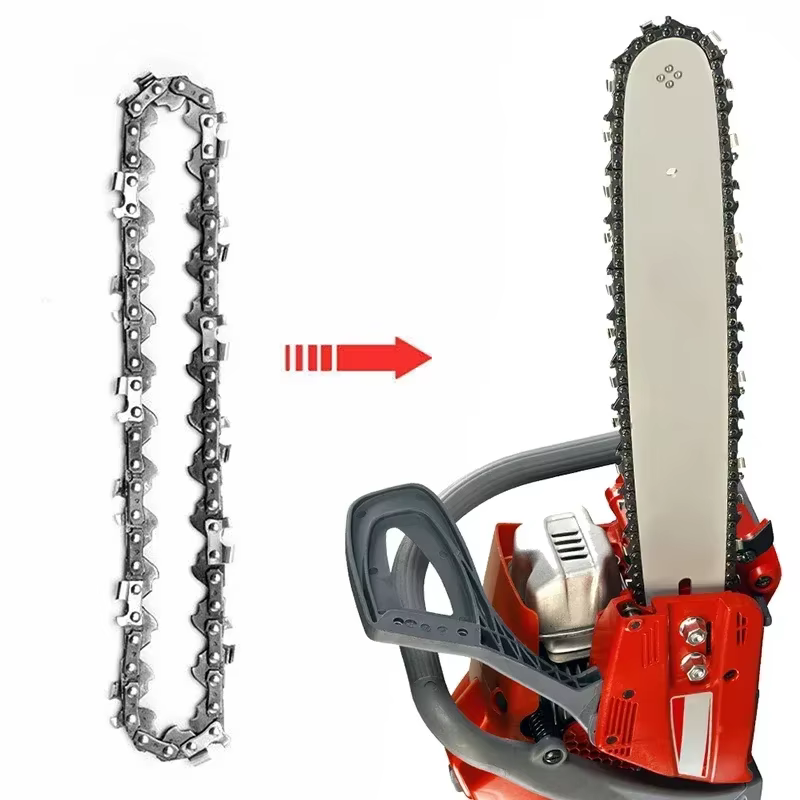Chaîne de tronçonneuse 3/8 "LP 40/45/50/52/55//56/59 maillons d'entraînement.050" jauge 10/12/14/16 pouces accessoire de scie électrique tronçonneuse de remplacement