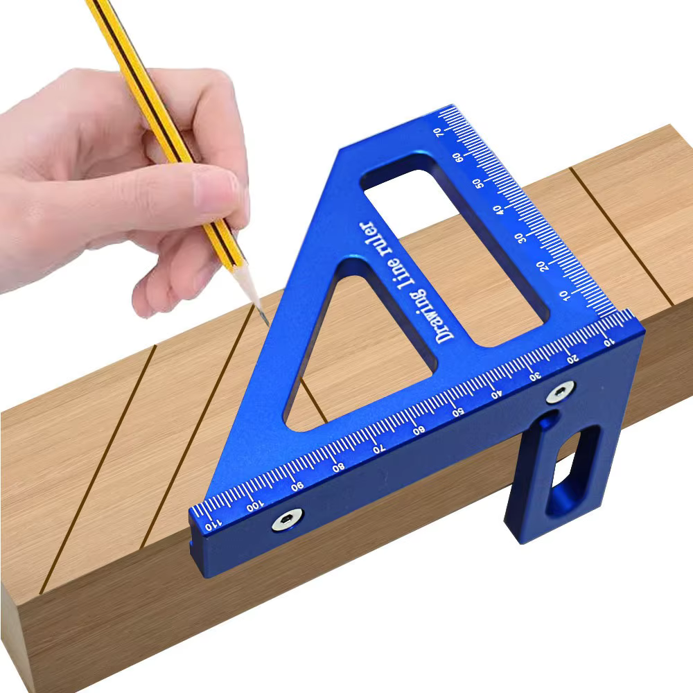 1 pièceSquares et rapporteurs pour le travail du bois