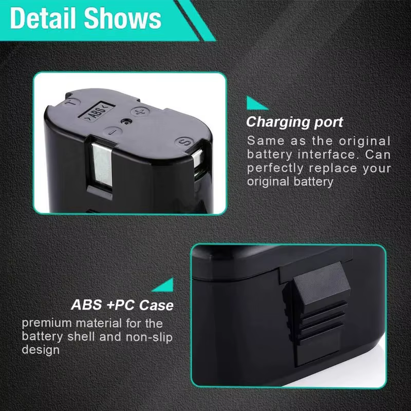 Batterie de remplacement 12V 2000mAh pour Hitachi EB1220BL EB1214S DH15DV C5D WR12DMR 324360 perceuse sans fil