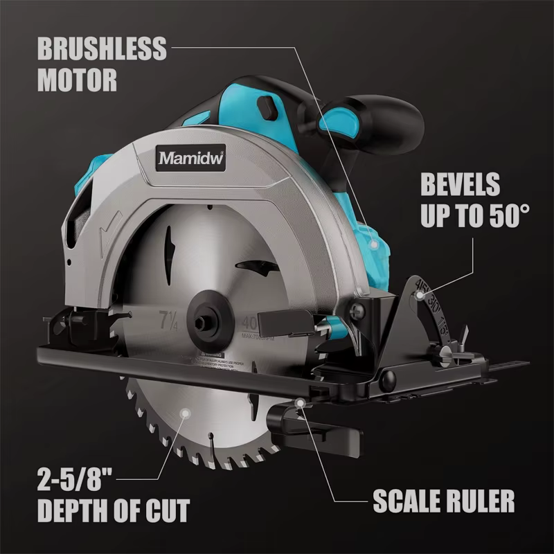 Makita – scie circulaire sans balais de 7 pouces