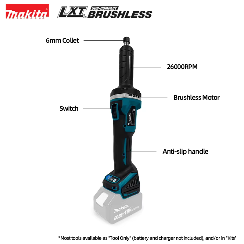 Makita – meuleuse d'angle sans balais