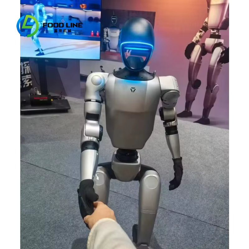 Robot humanoïde polyvalent personnalisé avec fonction d'évitement d'obstacles pour la navigation en intérieur et l'assistance dans les espaces publics