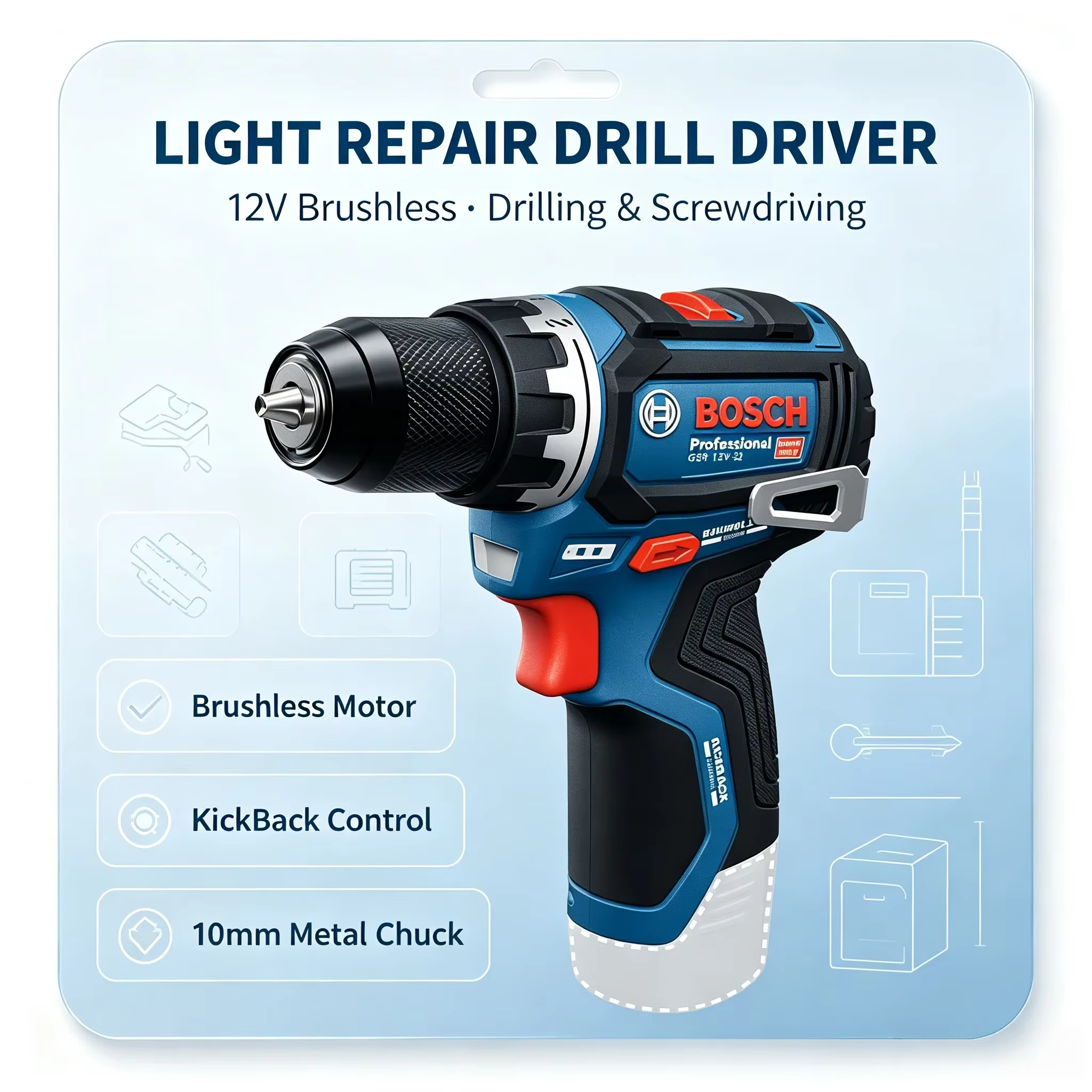 Perceuse-visseuse sans fil Bosch Professional GSR 12V-32