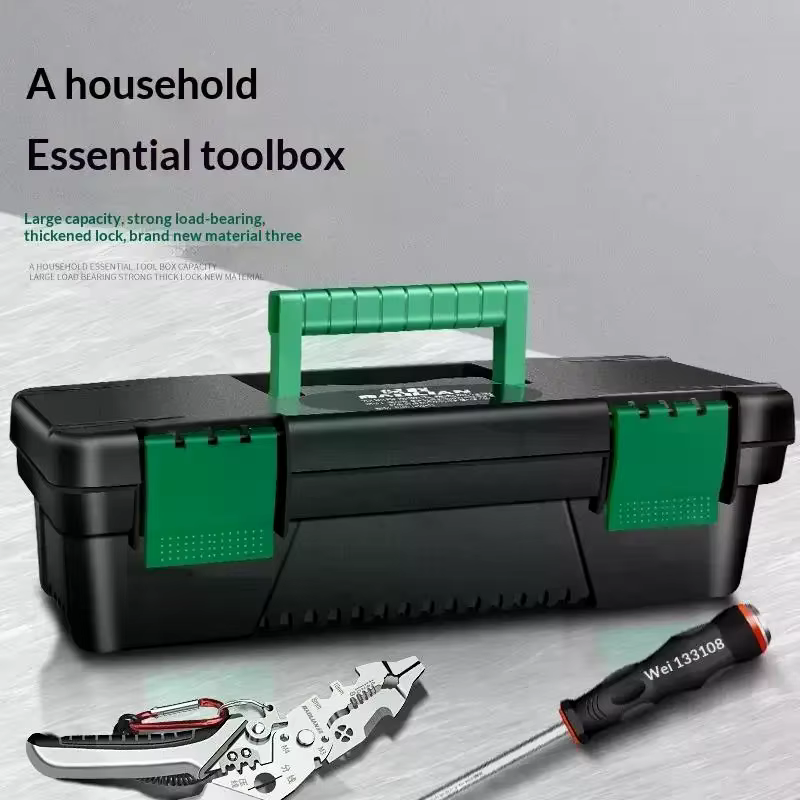 Boîte à outils en plastique de 10 pouces pour la menuiserie