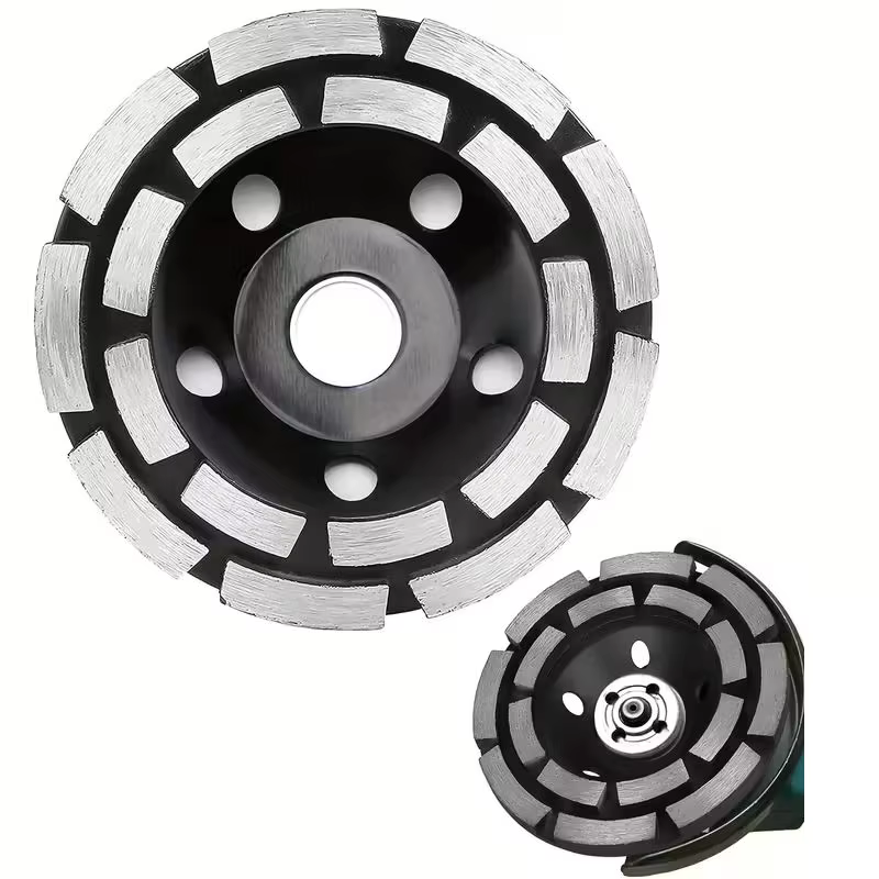 Meules diamantées turbo de 100/125 mm pour béton