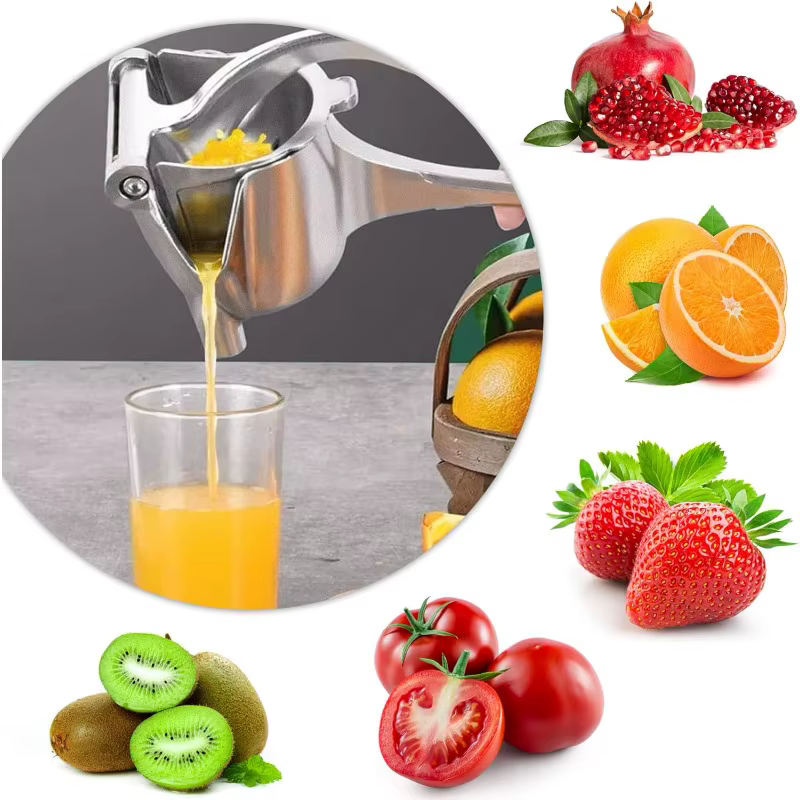 Presse-agrumes manuel, presse-jus de fruits, outil d'extraction d'agrumes robuste et détachable, presse-agrumes en alliage métallique de qualité supérieure