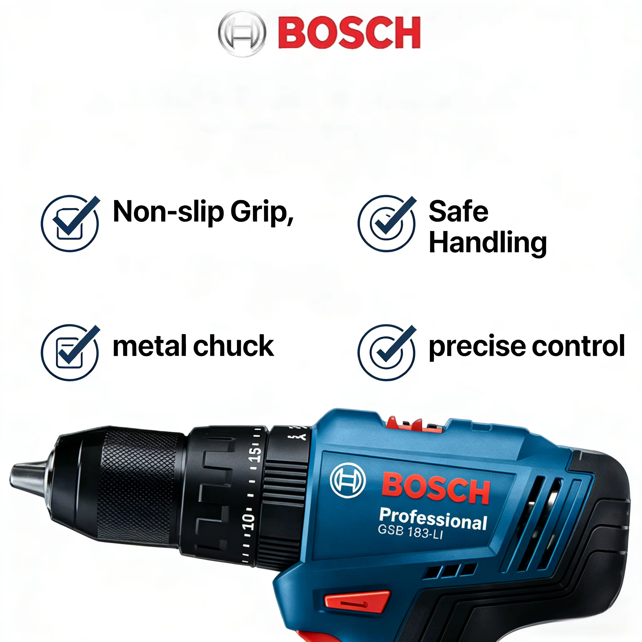 Perceuse-visseuse sans fil Bosch GSB 183-Li